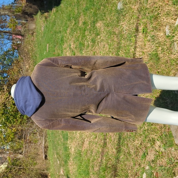 HP❤️‍🔥Vntg Dragonfly Rock N Roll Vision Corduroy blazer with hoodie - Picture 6 of 11